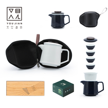 See also the creation of a teapot ceramic a pot of four cups portable travel teapot single pot simple portable tea set Outdoor