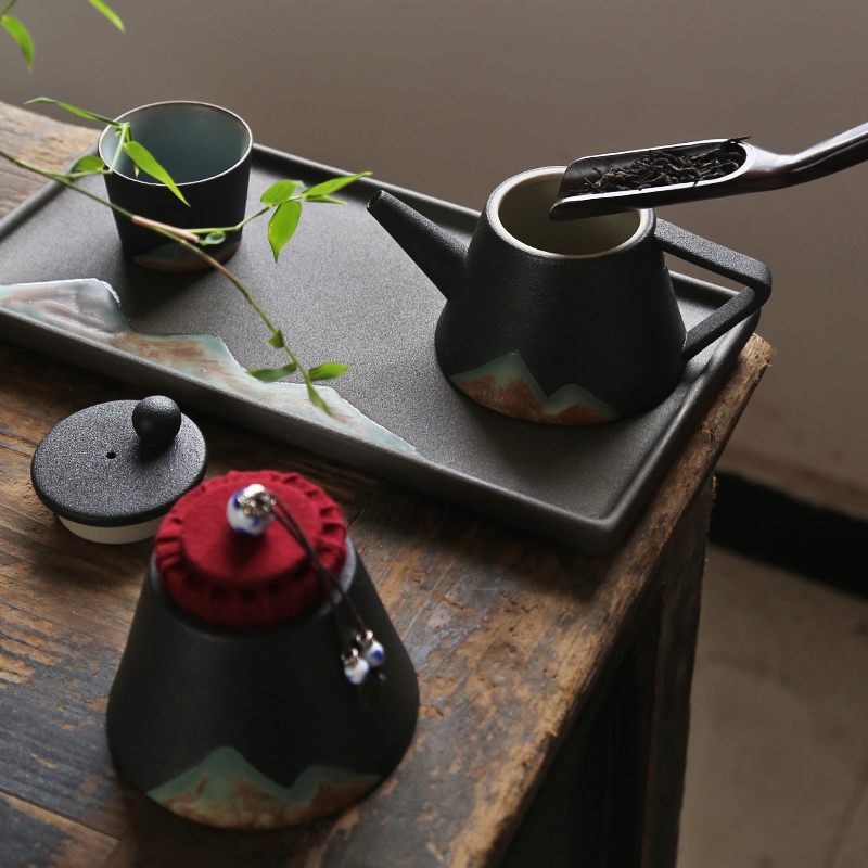 Su Japanese ceramic tea pot retro coarse TaoCun receives household, green tea, red POTS and POTS