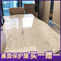 High-grade furniture film Transparent dining table desktop protective film Waterproof coffee table stickers High temperature kitchen countertop stickers