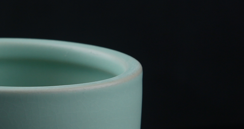 Your YaoGuan day cyan porcelain tea pot seal storage tank ceramic pot tea bottle ceramic POTS
