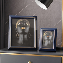 Modern simple and extravagant photo frame setting and washing photo printing 6 7 10 inch solid wood photo frame family portrait