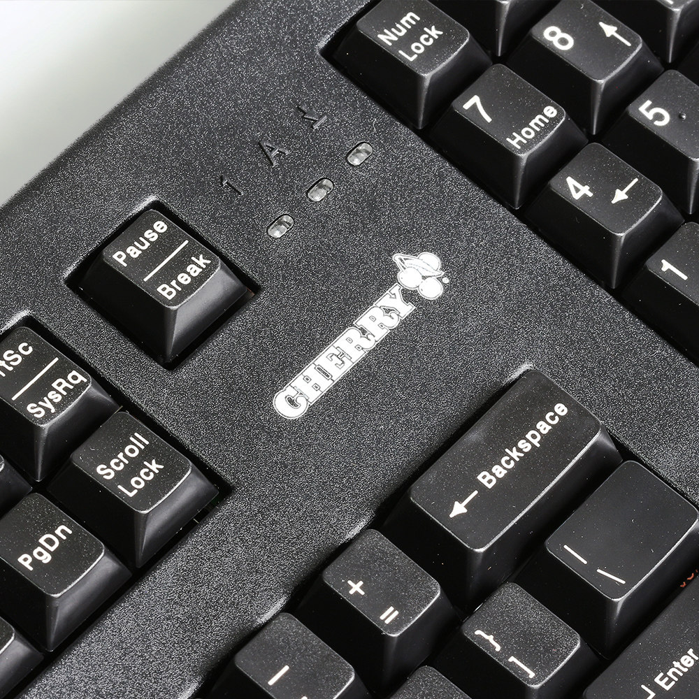 cherry樱桃官方店德国品牌工控机械键盘11900黑色黑轴带触摸板