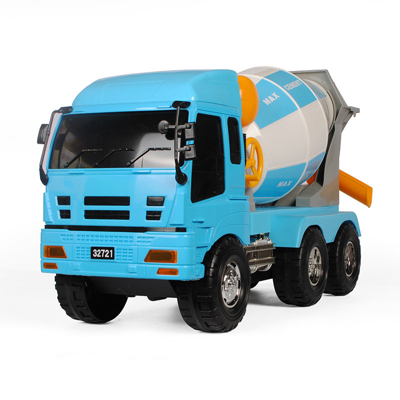 巨大号惯性混凝土搅拌车水泥罐车惯性工程车男童儿童玩具汽车男孩