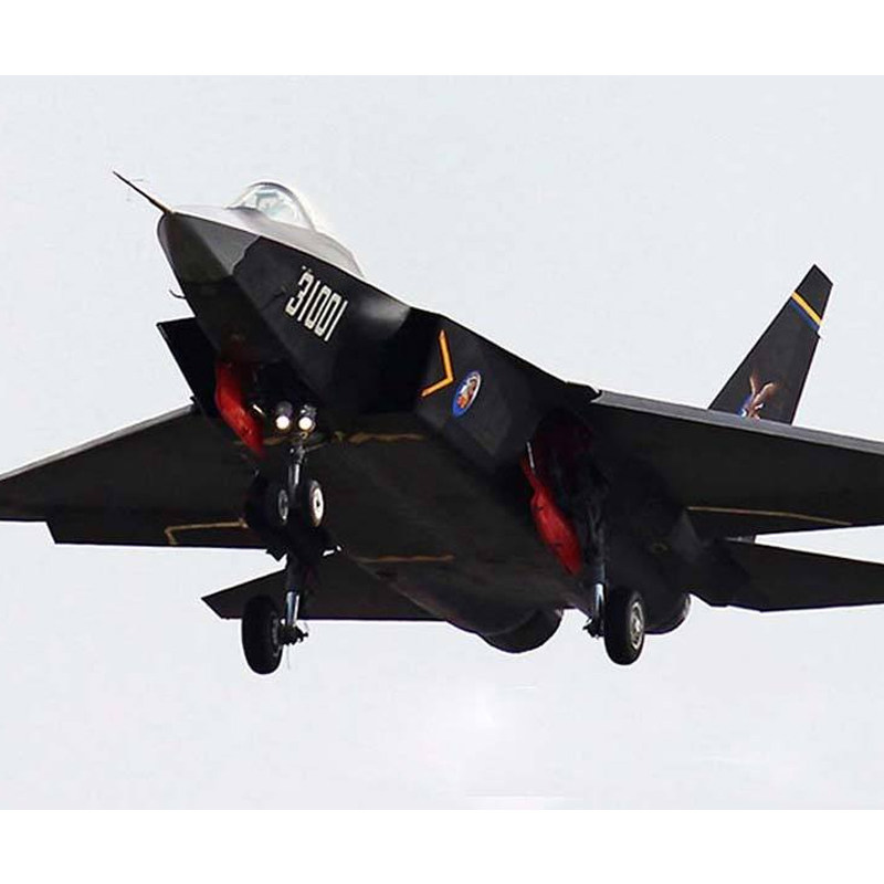 小号手拼装飞机模型1/72中国歼击机j31战斗机2014年珠海航展01666