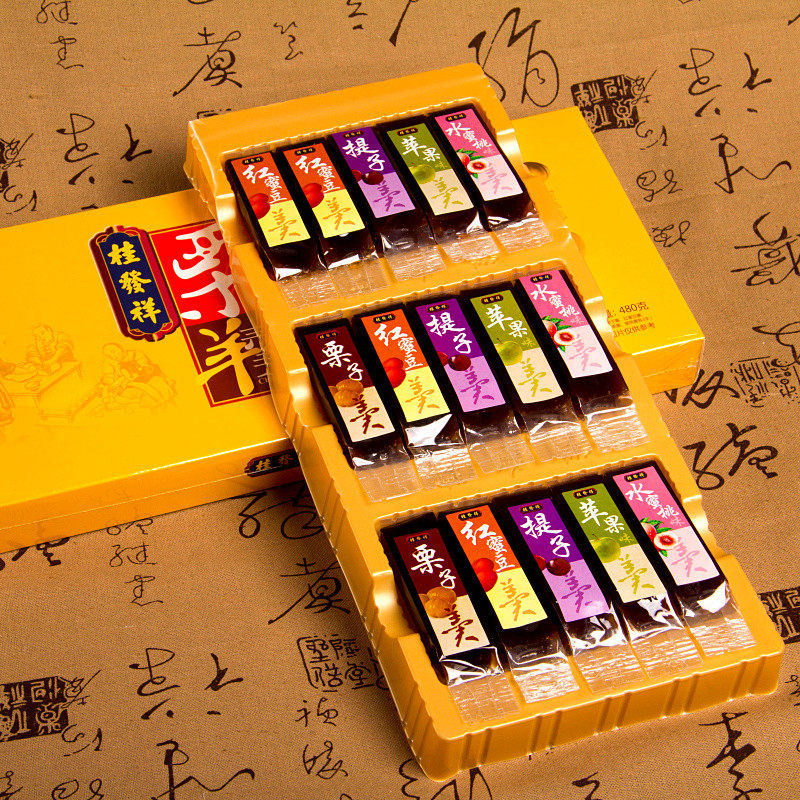 桂发祥十八街 栗羊羹 正宗天津特产小吃 羊肝羹栗子羹 多口味480g