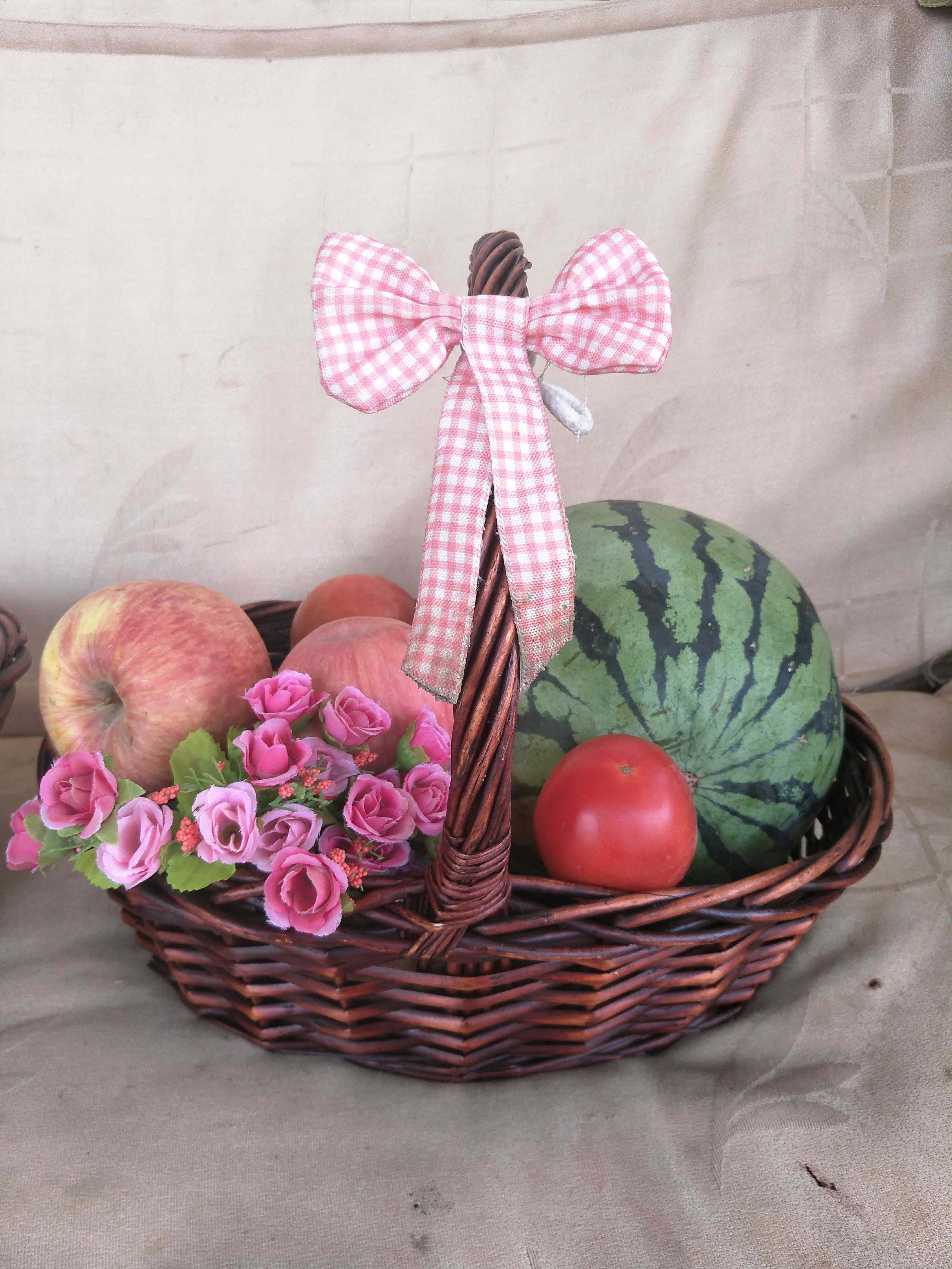 藤编水果篮子批发 定做 鸡蛋篮子 柳编花篮 礼品提篮