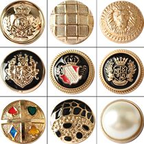 High-grade metal buttons for men and women Joker gold black round sweater suit suit coat decoration dress button