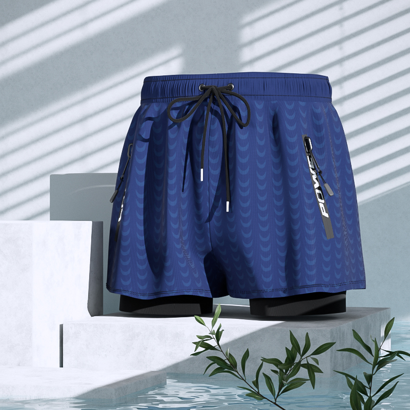 佑游 双层速干 男式平角泳裤 天猫优惠券折后￥19.9包邮（￥39.9-20）