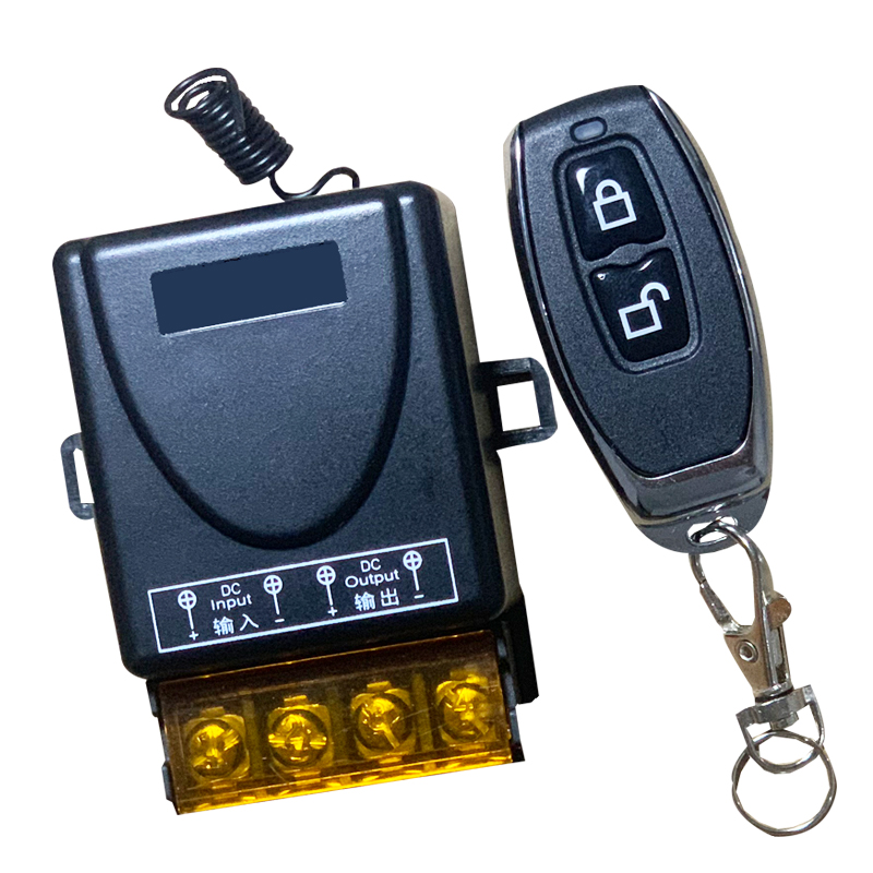 12v remote control switch 24v water pump wireless remote control car smart dc water pump car  power-off relay