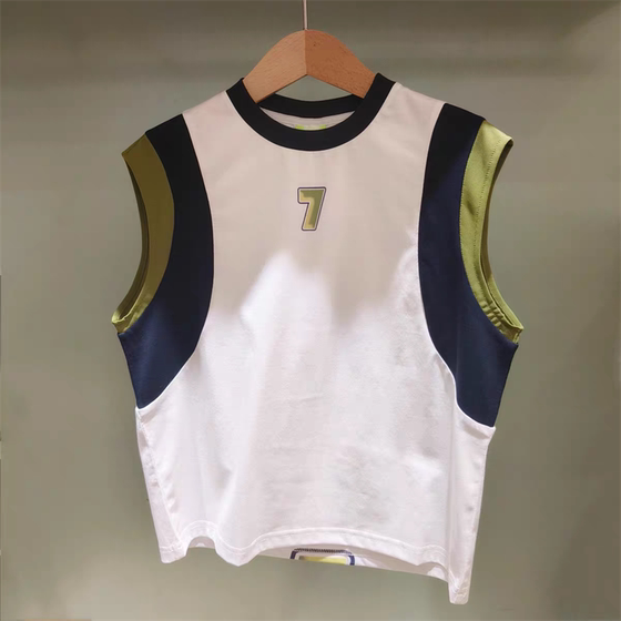 Spot children's clothing customized summer boys' new fashionable sleeveless color-blocking top fashionable letter printing short-sleeved T-shirt
Spot children's clothing customized summer boys' new fashionable sleeveless color-blocking top fashionable letter printing short-sleeved T-shirt