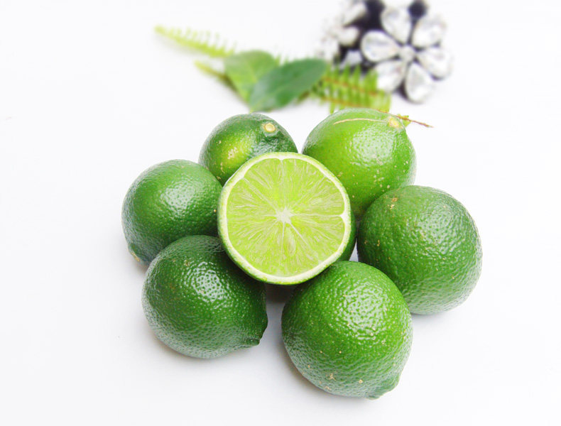 多省包邮新鲜柠檬绿柠檬青柠水果青柠檬免邮云南新鲜小青柠檬覆膜