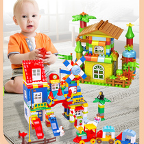 Childrens toys Big particle building blocks Girl toys 5-6-7-8 years old small particle building blocks assembly toy puzzle 10