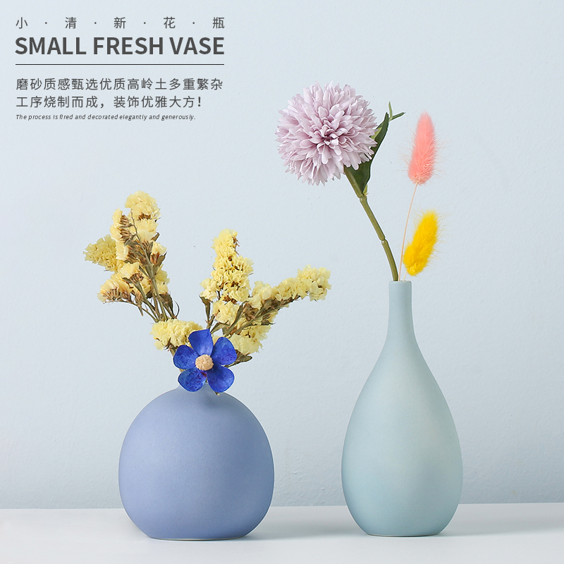 Floret bottle furnishing articles sitting room TV cabinet dry flower arranging flowers Nordic style ceramic home porch all over the sky star decoration