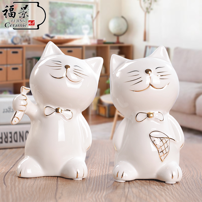 The scene of household ceramics furnishing articles sitting room adornment ornament adornment ark, The friend craft gifts wedding gift