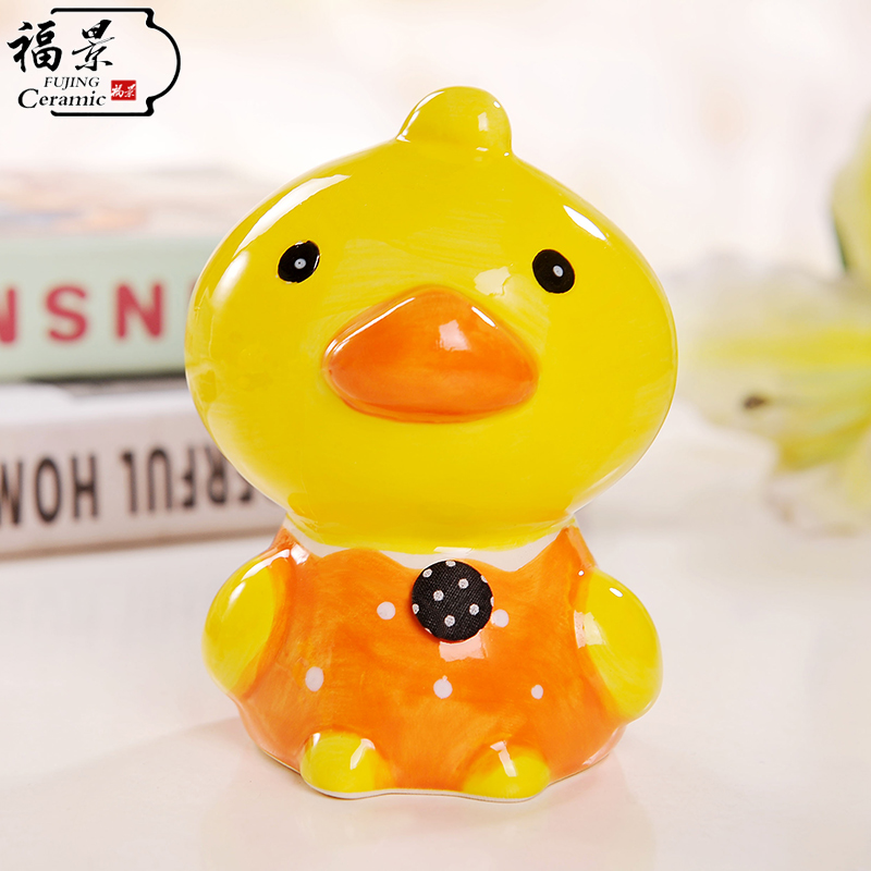 The creative scene cartoon ceramic express little animal piggy bank fashion to difference birthday gifts piggy bank small gifts