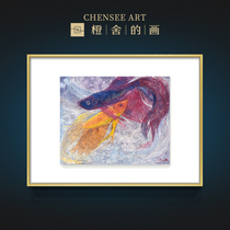 Chen Shunzhi in this life and this life luxury minimalist living room dining room decoration painting bedroom bedside painting restaurant oil painting