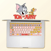 Suitable for macbook keyboard film Pro13 inch silicone protective film air12 laptop 15 cat and mouse