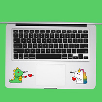 Suitable for laptop local stickers MacBook cartoon unicorn Huawei fun wrist palm rest stickers Universal