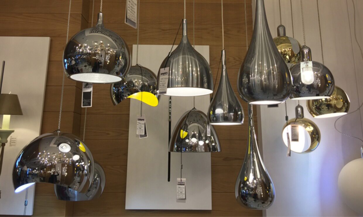 金达莱北欧设计师出口灯具创意橱窗西餐厅咖啡厅吧台金属水滴吊灯_7折