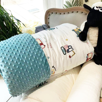Baby Appeasement Bean Quilt Spring Autumn A Class Children Cartoon Car Pure Cotton Removable Washing Soybean Winter Quilted By Air Conditioning