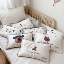Spring Summer Cartoon Cute Children Sky Silk Pillowcase Baby Ice Silk Cool Pillow Headgear 30 X 50 Student Single