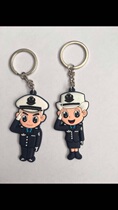 Acrylic keychain small gift custom key chain Anime cartoon pendant creative gift custom key ring
