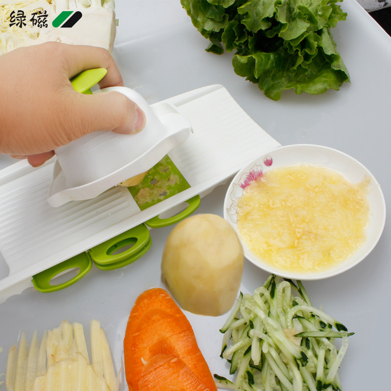 【绿磁旗舰店】绿磁多功能切菜器擦菜器厨房用品神器土豆丝切丝家用