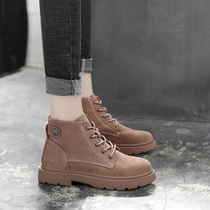 Martin Boots Women Spring and Autumn Single Boots 2020 New British Style Fashion Leather Joker Strap Boots Womens Shoes
