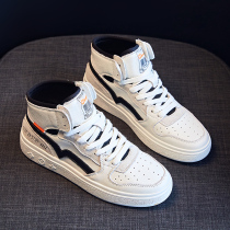 Hong Kong high-top small white shoes women 2021 Spring and Autumn New ins Net red trend fashion leisure sports shoes womens shoes