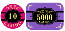 Chip anti-counterfeiting chips Baccarat Texas Holdem casino club special chip set can be customized LOGO