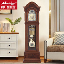 European Solid Wood Creative Classical German Hermelle Original Imported Mechanical Clock Home Chinese Simple Decor Ornaments