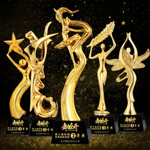 Dancing Dance Crystal Trophy Square Dance Ballet Latin Childrens Examination Competition Awards Brand Customized Gift Awards