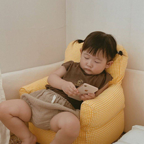 Childrens small sofa Net red can be disassembled and washable childrens cotton canvas reading corner seat baby photography lazy bench