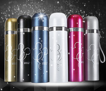 Customized double-layer stainless steel bullet thermos cup festival advertising cup gift water cup custom printed logo