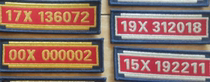 Fire Rescue Chest Badge With Chest Badge Number Customised