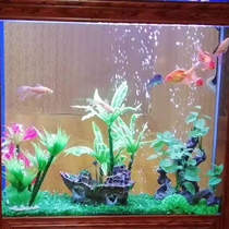 Environmental simulation aquarium landscaping