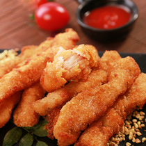 Fude boneless chicken fillet 900g 10 packs of fried chicken snacks wrapped in powder chicken strips fried chicken steak ingredients