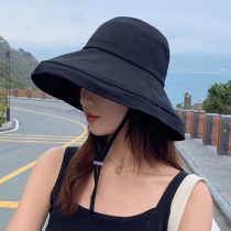Fishermans hat big eaves sunscreen UV sunshade hat Korean version of tide Japanese cover face Joker fashion sun hat summer summer