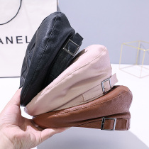 Eaves beret female Puppi British retro hat autumn and winter warm painter hat fashion Korean version tide Joker Japanese series