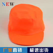 Can be customized DIY sanitation hat cleaner cleaning hat small orange hat