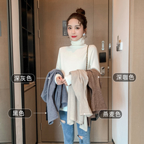 Pregnant women Autumn 2020 new knitted sweater foreign style base shirt Spring and Autumn Tide mother fashion coat autumn and winter