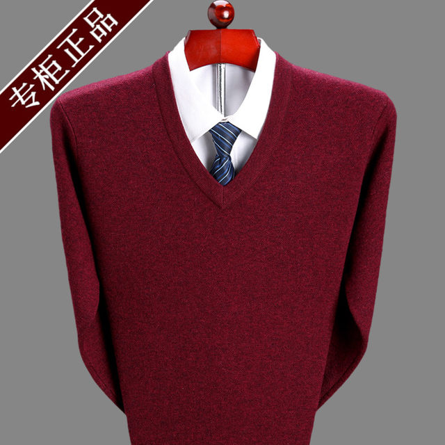 2022 ດູໃບໄມ້ລົ່ນແລະລະດູຫນາວ cashmere sweater ຜູ້ຊາຍຄໍ v ຂອງແທ້ 100% cashmere ຫນາຫນາຂອງຫວານຄໍ sweater ໄວກາງຄົນ sweater ວ່າງສໍາລັບຜູ້ຊາຍ