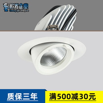 LED new spotlights embedded weevil lights Dedicated background walls for clothing stores High color rendering commercial bullseye lights Nordic