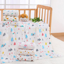 Printed Gauze Bath Towels Six Layers Baby Boy Quilt By Super Soft Absorbent Wrap Blanket Newborn Baby Towel Summer Thin