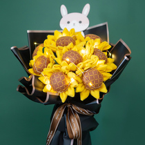 Free cutting non-woven diy handmade class to make mother lover Womens Day gift simulation bouquet