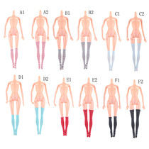 blythe cloth momoko ob azone Barbie striped mid length socks