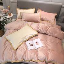 Light Extravagant Velvet Winter Warm Bed Bedding Milk Suede Four Pieces Double Sided Plus Suede Coral Suede Bed Linen