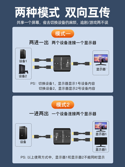 Akihabara HDMI Switcher 2-in 1-out 일점 1 점 2- 디스플레이 TV 프로젝터 분할 양방향 스위칭 Akihabara HDMI Switcher 2-in 1-out 일점 1 점 2- 디스플레이 TV 프로젝터 분할 양방향 스위칭