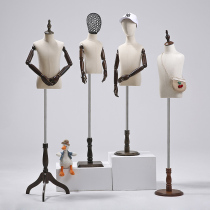 Costume model props children's clothing display model frame half-length child model antique model