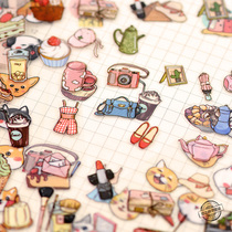 NEKONI sticker cute piggy expression cat Dog Animal mobile phone keyboard computer Japan Korean stationery stickers